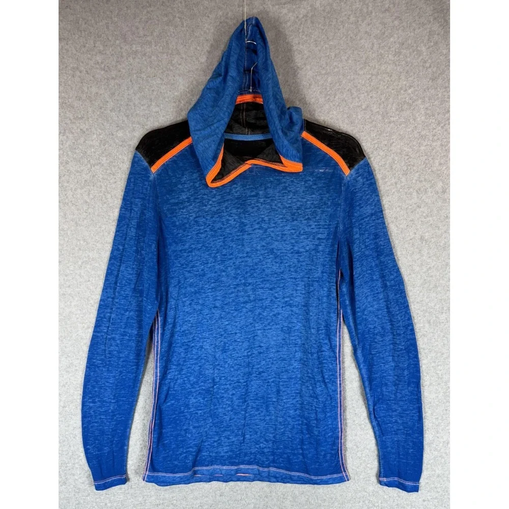 Buckle Hoodie Pullover Mens Small Lightweight Long Sleeve Shirt